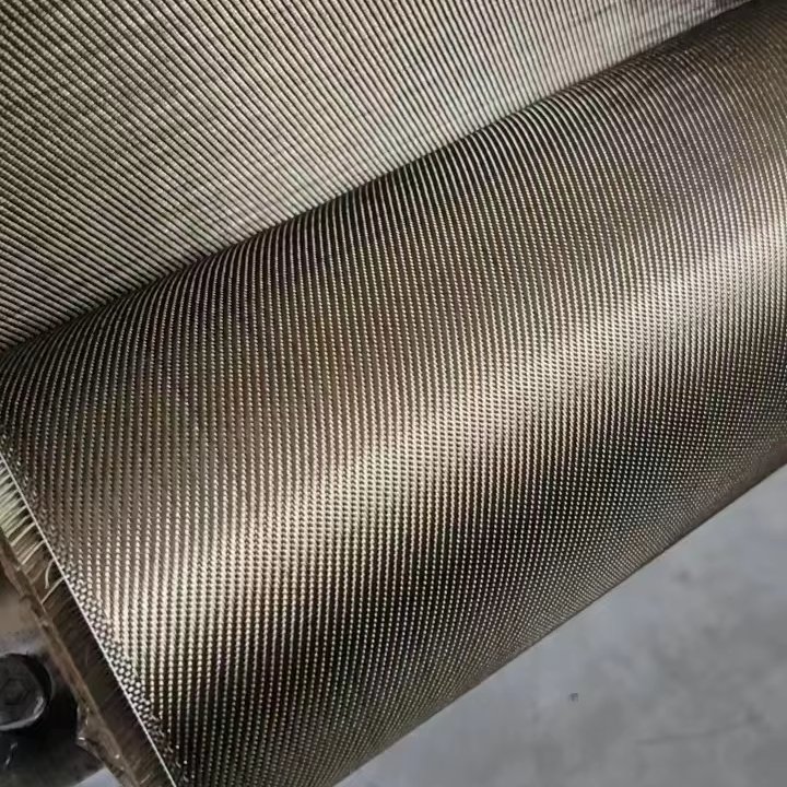 400g Weight Basalt Fiber Cloth 1000mm Width Silicon Coated Fireproof Insulated E-Glass Type Cutting Welding Moulding Available